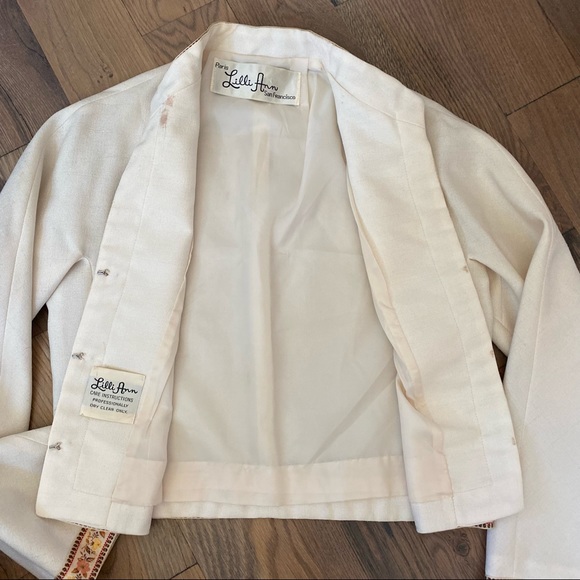 Lilli Ann Paris Women’s Embroidered Vintage Blazer Size Medium - Picture 5 of 10
